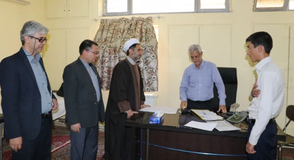 بازدید دکتر توان از فرایند انجام مصاحبه