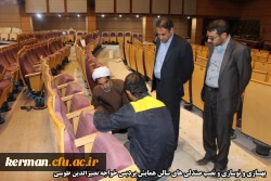 بازدید دکتر توان از فعالیت های عمرانی در حال اجرای دانشگاه