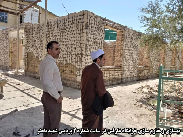 بازدید دکتر توان از فعالیت های عمرانی در حال اجرای دانشگاه