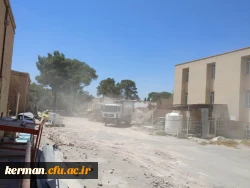 بازدید دکتر توان از فعالیت های عمرانی در حال اجرای دانشگاه