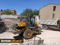 بازدید دکتر توان از فعالیت های عمرانی در حال اجرای دانشگاه