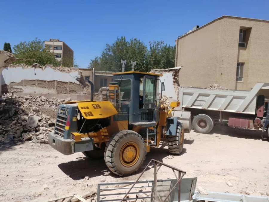 بازدید دکتر توان از فعالیت های عمرانی در حال اجرای دانشگاه