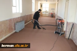 آماده سازی فضای دانشگاه جهت آغاز سال تحصیلی جدید