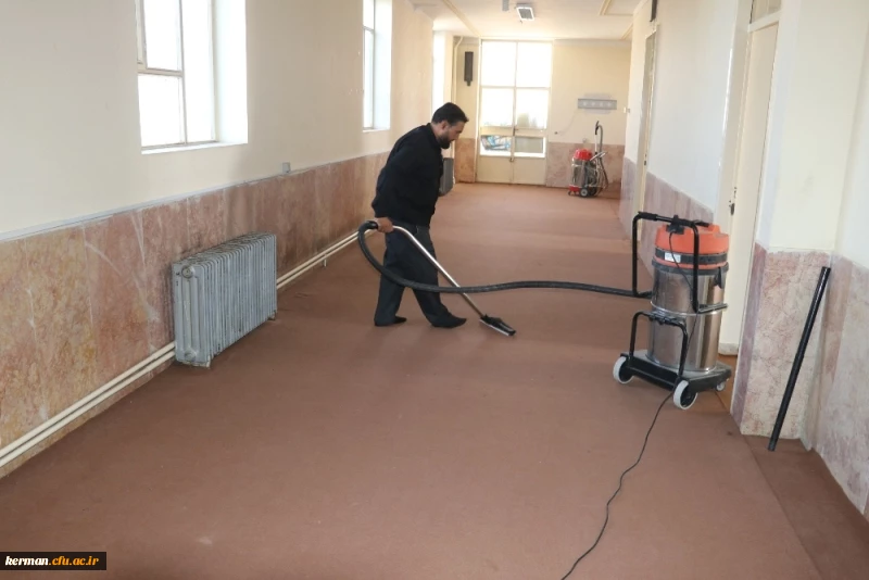 آماده سازی فضای دانشگاه جهت آغاز سال تحصیلی جدید