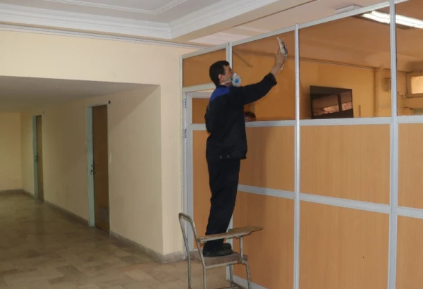 آماده سازی فضای دانشگاه جهت آغاز سال تحصیلی جدید