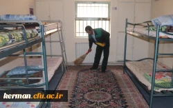 آماده سازی فضای دانشگاه جهت آغاز سال تحصیلی جدید