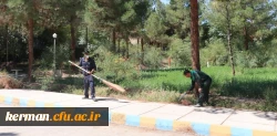 آماده سازی فضای دانشگاه جهت آغاز سال تحصیلی جدید