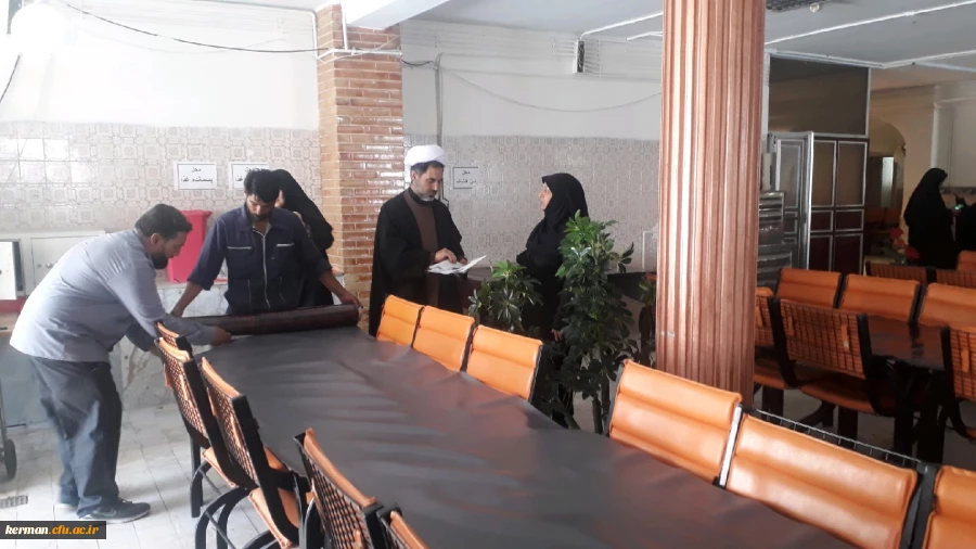 آماده سازی فضای دانشگاه جهت آغاز سال تحصیلی جدید