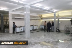 بهره برداری از آشپزخانه صنعتی دانشگاه