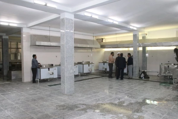بهره برداری از آشپزخانه صنعتی دانشگاه