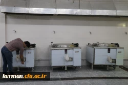 بهره برداری از آشپزخانه صنعتی دانشگاه