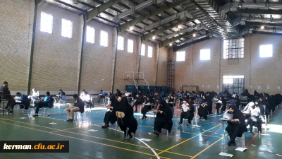 آزمون صلاحیت های حرفه ای معلمی، ویژه مهارت آموزان ماده 28 ورودی 95 (آزمون اصلح) در دانشگاه فرهنگیان کرمان برگزار شد.