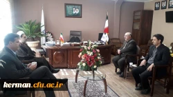 دیدار رئیس دانشگاه فرهنگیان استان کرمان با مدیر کل نوسازی مدارس استان
