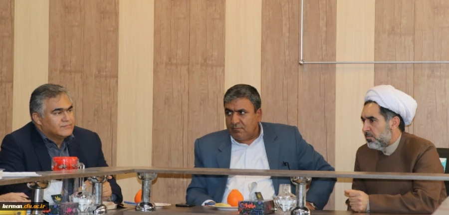 جلسه مشترک ماهانه مدیر کل آموزش و پرورش و رئیس دانشگاه فرهنگیان کرمان