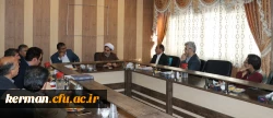 جلسه مشترک ماهانه مدیر کل آموزش و پرورش و رئیس دانشگاه فرهنگیان کرمان