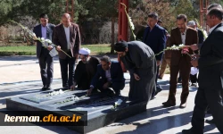 آئین غبارروبی و عطرافشانی قبور مطهر شهدای گمنام