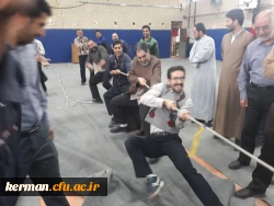 برگزاری مسابقات طناب کشی کارکنان دانشگاه