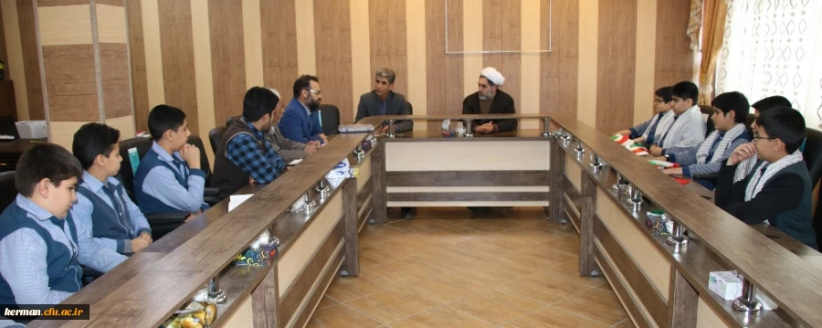 دیدار با شورای دانش آموزی مجتمع امام هادی علیه السلام