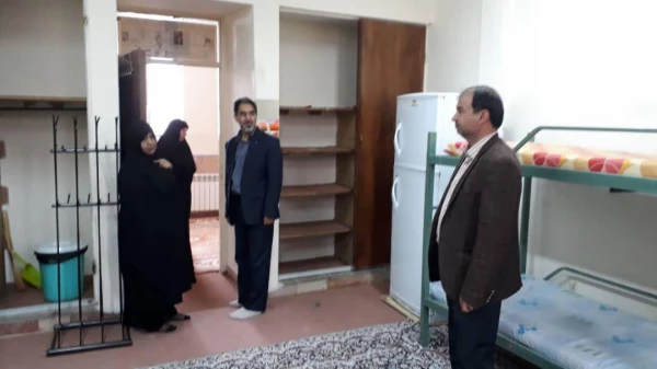 بازدید دکتر توان رئیس دانشگاه فرهنگیان استان از پایگاه اسکان نوروزی پردیس شهید باهنر (سایت شماره دو)