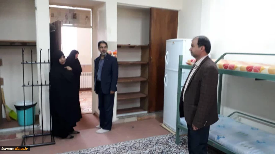 بازدید دکتر توان رئیس دانشگاه فرهنگیان استان از پایگاه اسکان نوروزی پردیس شهید باهنر (سایت شماره دو)
