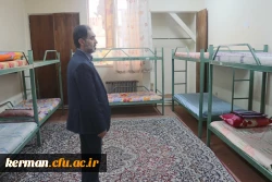 بازدید سرزده دکتر توان از پایگاه های اسکان نوروزی دانشگاه