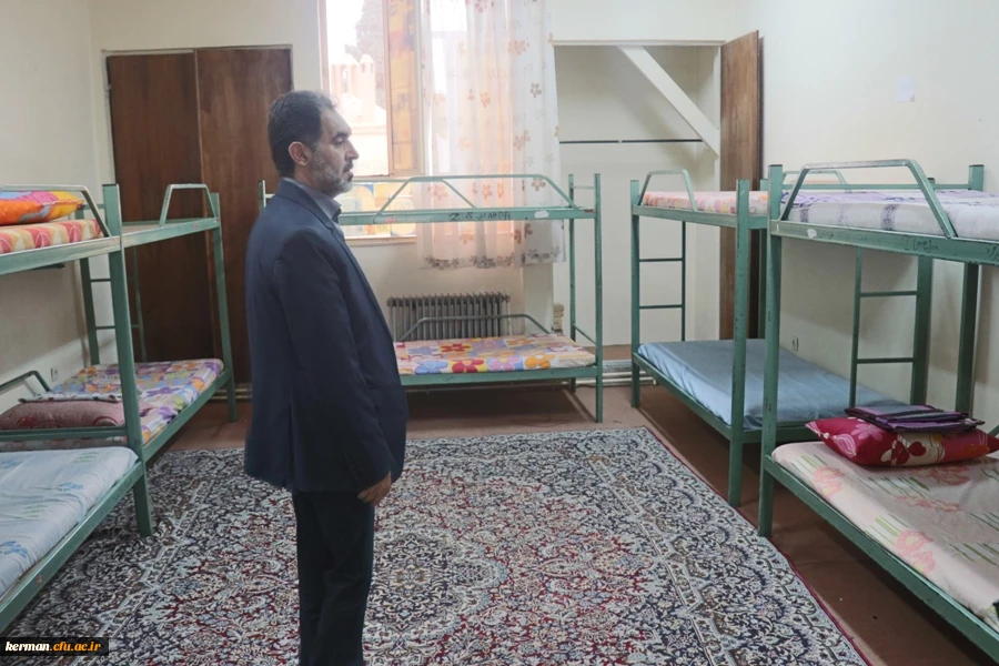بازدید سرزده دکتر توان از پایگاه های اسکان نوروزی دانشگاه