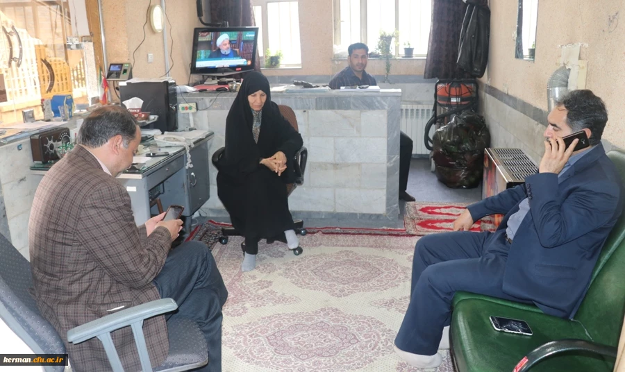 بازدید سرزده دکتر توان از پایگاه های اسکان نوروزی دانشگاه