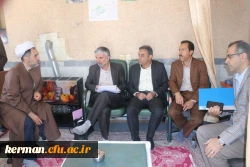 بازدید دکتر سمیعی از پایگاه های اسکان نوروزی دانشگاه