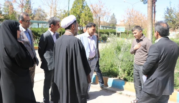 بازدید دکتر علی محمدی معاونت فرهنگی و اجتماعی دانشگاه فرهنگیان از پایگاه های اسکان دانشگاه