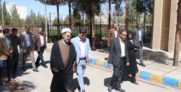 بازدید دکتر علی محمدی معاونت فرهنگی و اجتماعی دانشگاه فرهنگیان از پایگاه های اسکان دانشگاه