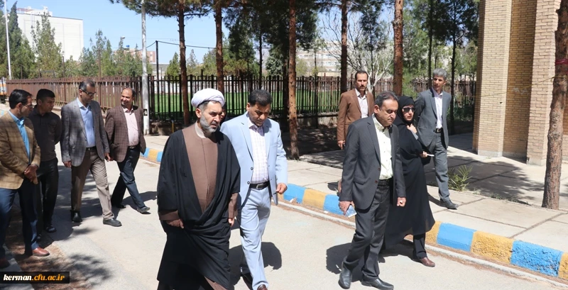 بازدید دکتر علی محمدی معاونت فرهنگی و اجتماعی دانشگاه فرهنگیان از پایگاه های اسکان دانشگاه