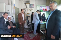 بازدید دکتر علی محمدی معاونت فرهنگی و اجتماعی دانشگاه فرهنگیان از پایگاه های اسکان دانشگاه