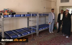 بازدید دکتر علی محمدی معاونت فرهنگی و اجتماعی دانشگاه فرهنگیان از پایگاه های اسکان دانشگاه