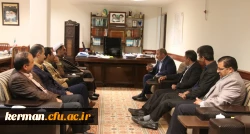 دیدار دکتر توان با رئیس دانشگاه آزاد اسلامی کرمان