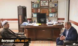 دیدار دکتر توان با رئیس دانشگاه آزاد اسلامی کرمان