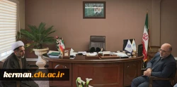 دیدار رئیس دانشگاه فرهنگیان استان با مدیرکل نوسازی، توسعه و تجهیز مدارس استان کرمان