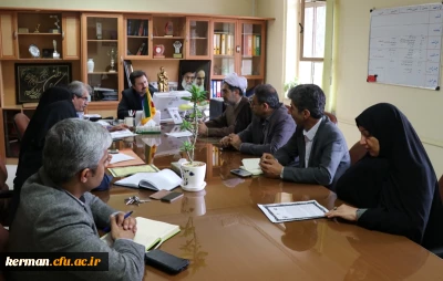 جلسه کمیته بهبود امنیت غذا و تغذیه دانشجومعلمان دانشگاه فرهنگیان کرمان برگزار شد.