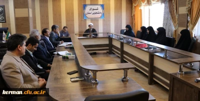 بیست و پنجمین جلسه شورای دانشجویی دانشگاه فرهنگیان کرمان برگزار شد.