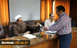 انتخاب نماینده اعضای هیأت علمی در جلسه شورای اساتید دانشگاه فرهنگیان استان کرمان