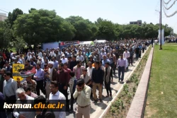 حضور باشکوه و گسترده دانشگاهیان دانشگاه فرهنگیان استان کرمان در راهپیمایی روز جهانی قدس