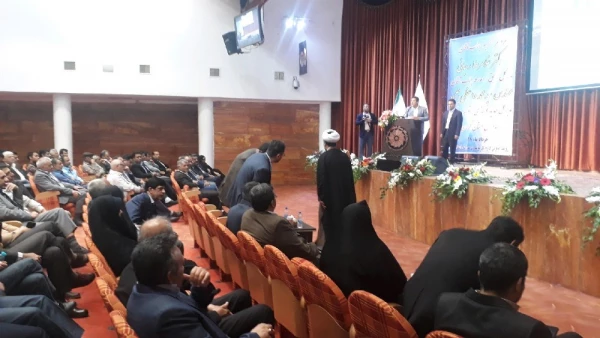 حضور دکتر توان در مراسم تودیع و معارفه مدیر کل نوسازی، توسعه و تجهیز مدارس استان کرمان