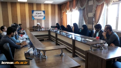 نشست مشترک شورای دانشجویی و کمیته تغذیه و سلامت دانشگاه فرهنگیان استان کرمان