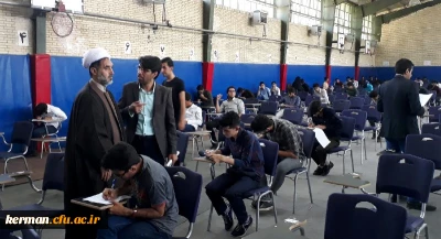 بازدید دکتر توان از فرایند برگزاری امتحانات پایانی نیمسال دوم سال تحصیلی 98-97 در دانشگاه فرهنگیان کرمان