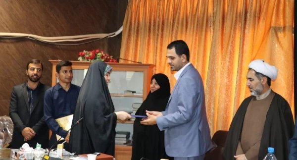 مراسم تودیع و معارفه مسئولین بسیج دانشجویی دانشگاه