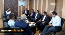 دیدار با مسئولین سرپرستی بانک قرض الحسنه رسالت کرمان