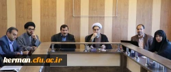 شورای اداری دانشگاه فرهنگیان کرمان با حضور دکتر خاکی