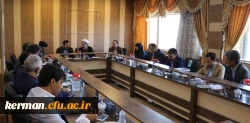 شورای اداری دانشگاه فرهنگیان کرمان با حضور دکتر خاکی