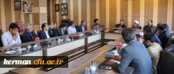 شورای اداری دانشگاه فرهنگیان کرمان با حضور دکتر خاکی