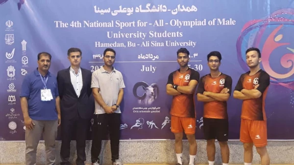درخشش دانشجویان پسر دانشگاه فرهنگیان کرمان با کسب عنوان نائب قهرمانی در المپیاد ورزش های همگانی وزارت علوم