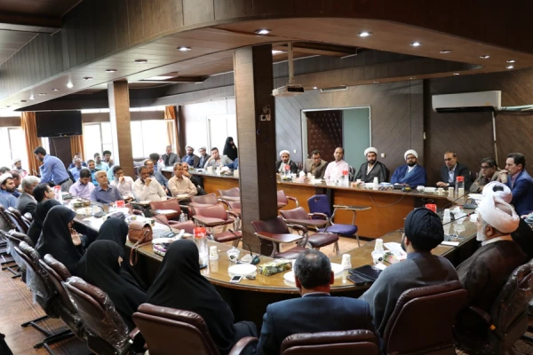 جلسه معارفه و تکریم مسئولین جدید و سابق دفتر نهاد مقام معظم رهبری